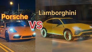 Porsche VS Lamborghini Urus.Porsche boxster ужасная машина.