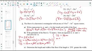Polynomial Ops & FACTORING - Lesson 7b Factoring A Difference of Two Squares (DOTS) [EXERCISES]
