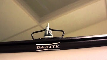 DaLite Screen + Tripod Setup