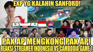 PAK AP MENGKONG PAK AP! Reaction Streamer TIMNAS INDONESIA VS TIMNAS CAMBODIA ASIAN GAMES GAME 1