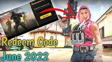June 2022 Redeem Code Codm | Today Redeem Code Codm | New Redeem Code Codm | Codm Codes june 2022