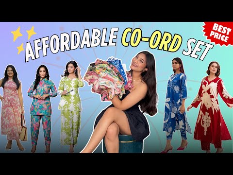 Affordable Co-ord Set Haul💕 | Ethnic Coord Set | Summer kurtis | Nupur Sharma