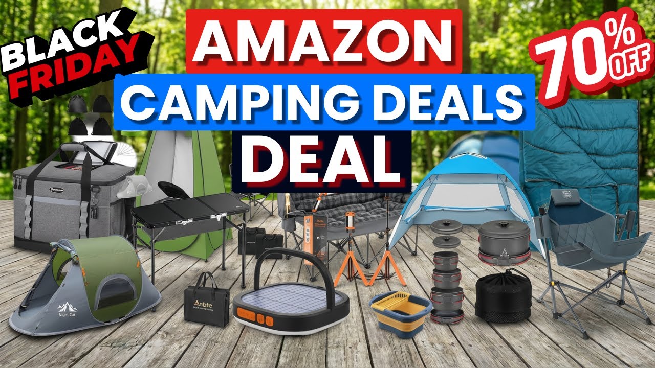 31 Black Friday Amazon Camping Deals 2025 - UP TO 2025 - YouTube