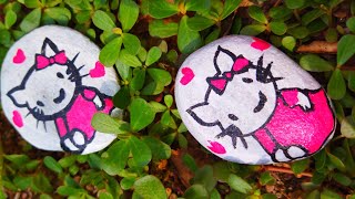 Easy Stone Art idea's beautiful painting|| stone DIY and Different ideas for home mede gardening