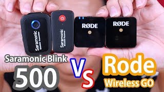 รีวิว Saramonic Blink 500 ไมค์ไร้สาย 2.4GHz เปรียบเทียบกับ Rode Wireless Go