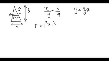 A triangular plate is submerged vertically in water as pictured. Set up, but do not evaluate, an in…