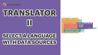 Translator 2: Select Language with Data Sources screenshot 3