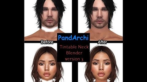 Second Life - Neck Blender via Omega (PandArchi