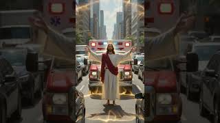 When Help Arrives from Above ๐โจ Miracle in the Traffic!
