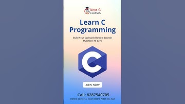 Learn C Programming from Next G Classes in Rohini Delhi | Best C Language Training in Rohini
