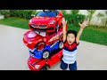 Power Wheels Car Toy Magic Transform Colors Pretend Play Video for Kids