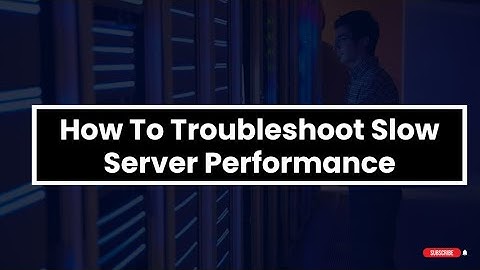 How To Troubleshooting Slow Server Performance | Datacenter | NetForChoice #troubleshooting #server