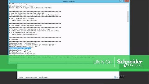 Configuring Backup Retention in EcoStruxure™ Power Monitoring Expert | Schneider Electric Support