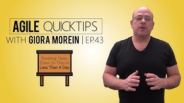 Agile QuickTip Episode #43 by Giora Morein:  Conduct your scrum in front of the board