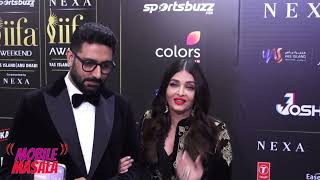 Abhishek Bachchan, Aishwarya Rai Bachchan, Arjun Rampal, Gabriella Demetriades at IIFA Awards