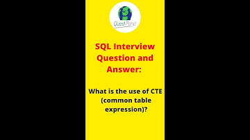 What is the use of CTE (common table expression) SQL Server Interview Questions ?