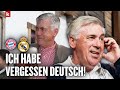 Deutsch-Nachhilfe mit Ancelotti: "Mein Sohn hatte mehr Glück!" | Bayern - Real Madrid