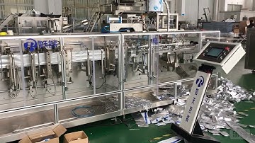 HFFS Baby juice spout stand up pouch form filling sealing packaging machine