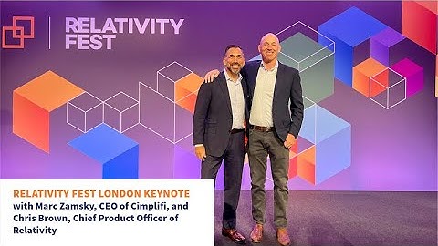 RelFestUK KeynoteVideo Edit