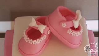 Fondant Baby girl shoes