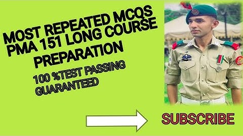 MOST IMPORTANT MCQS#@initial test#PREPARATION# PMA 151 Long course