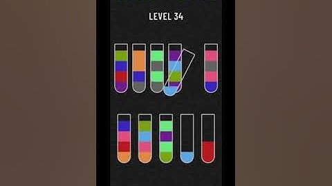 Water sort puzzle level 34