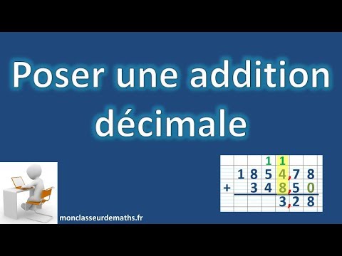 Vidéo: Comment Ajouter Des Décimales