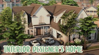 INTERIOR DESIGNER'S HOME | SIMS 4 | CC | MINI Q&A