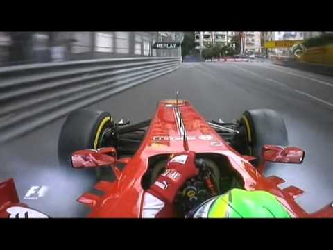 Crash of Felipe Massa in FP3 Monaco