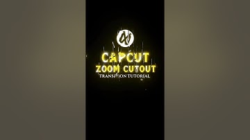 CAPCUT | ZOOM CUTOUT TRANSITION TUTORIAL 🔥💀 || #shorts #tutorial