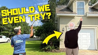 Can We Fix this Roof? Soft Washing Rescue!