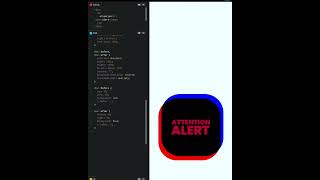 Attention Alert Animation using Html and css by Nature vs science