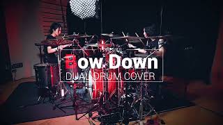 I Prevail  Bow Down Dual Drum Cover By Speed J  Tao U0026 Wei Wei from Slowing Oscillation