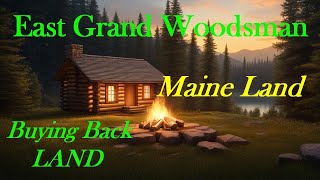 4 Cheaper Maine Cabin Lands @ The Rustic Log Cabin Deer Hunting Camp