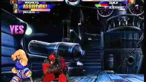 MvC2 Online (360): Brett (MSP) vs ThillyGewth (Gui/Doom/BH) 11 .:7.7.10:.