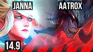 JANNA vs AATROX (TOP) | 9/3/11 | TR Master | 14.9