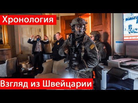 ХРОНОЛОГИЯ ХАОСА в Вашингтоне Капитолий  I Взгляд из Швейцарии