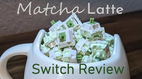 Invokeys Matcha Latte Linear Switch Review - Lubed | Typing Test Mechanical Keyboard ASMR