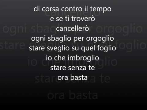 Matteo Branciamore-Ora basta ti prego resta. (Marco Cesaroni)