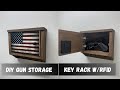 Gun Storage Key Rack with RFID lock - How to make