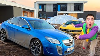 Mr. Joe Found Toy Cars VS Renault Logan Kids Video