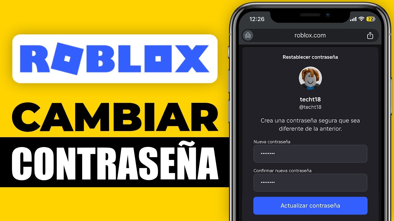 Como Cambiar La Contrase A De Roblox Si Se Te Olvido 2026 Tutorial 