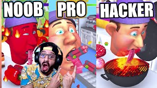 NOOB vs PRO vs HACKER en LICK RUNNER 3D | Juegos Luky