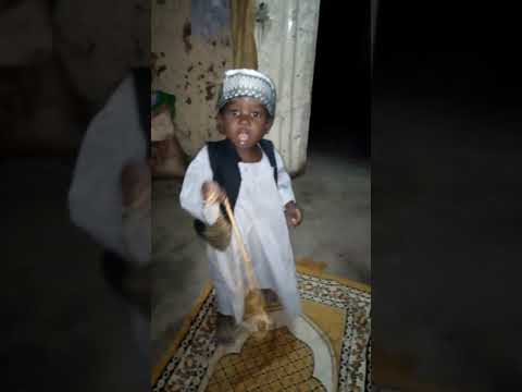 طفل سوداني محب النبي صل الله عليه وسلم