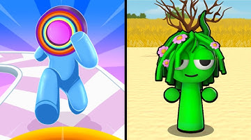 Layer Man Vs Spranky Survival 👮‍♀️🧞‍♀️🧟‍♀️🐸 Max All Levels Android iOS Gameplay Ep 586