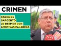 Mi hijo se fue amando lo que haca padre de sargento lo despide con emotivas palabras