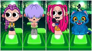 Kpop デーモンハンター 🆚 SAJA ボーイズ 🎮 タイルホップ EDM ラッシュ screenshot 1