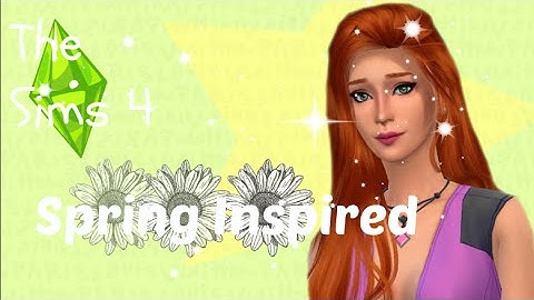 Sims 4 Create a Sim - Spring Inspired