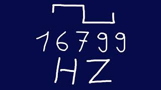 16799 hz square