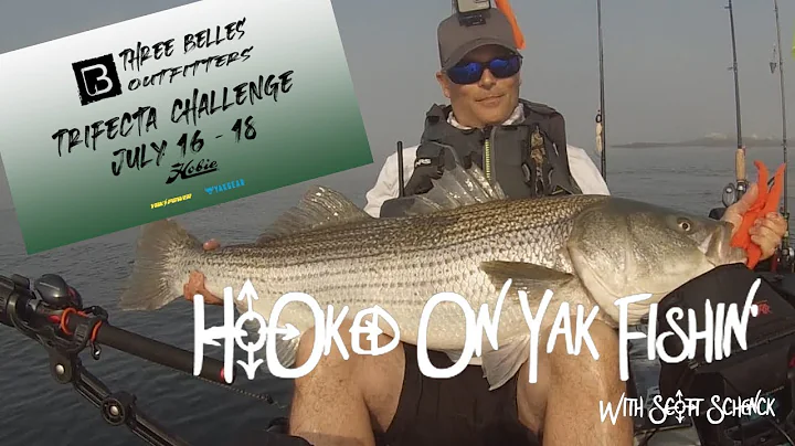 Kayak Fishing | Personal Best Striper @ 2021 Three...